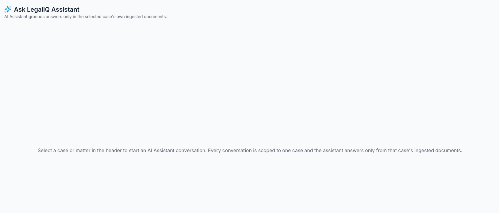 LegalIQ AI legal assistant with citation grounding